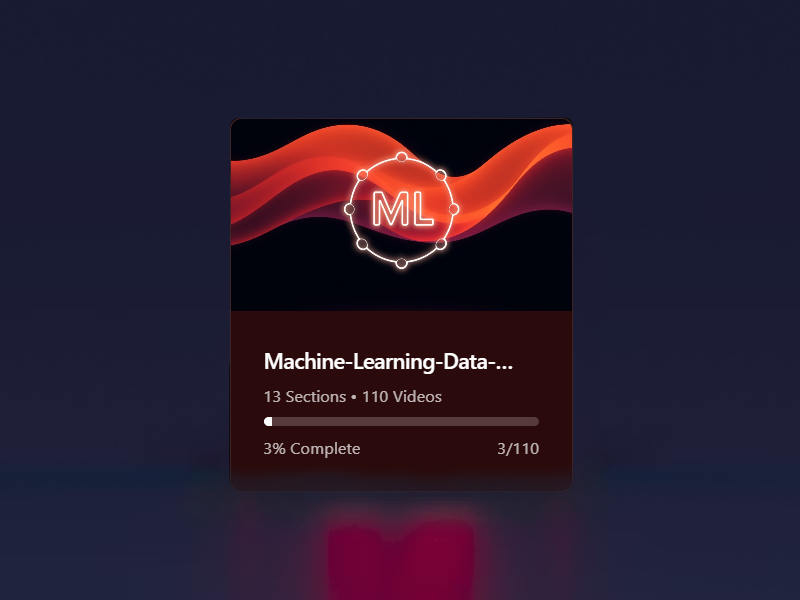 Course Library Screenshot