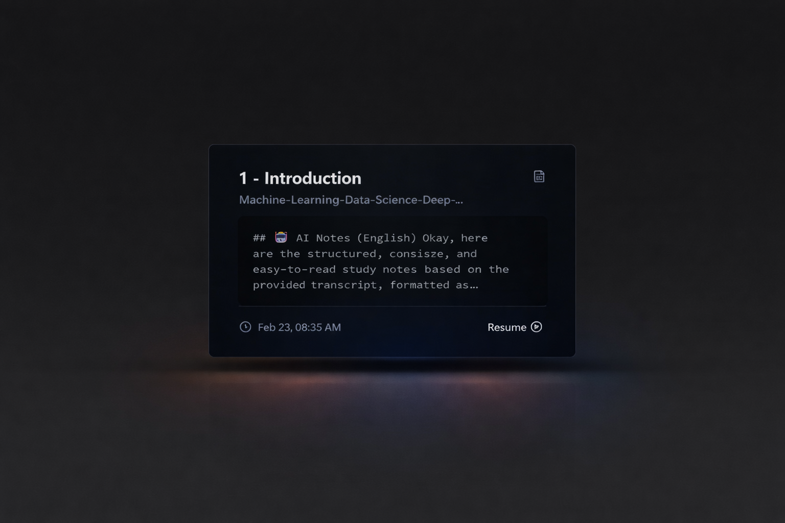 Smart Notes Screenshot